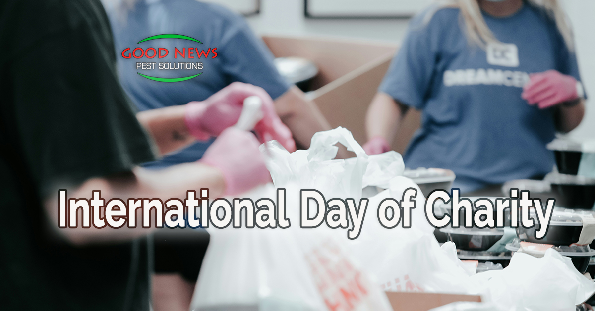 Today is the International Day of Charity